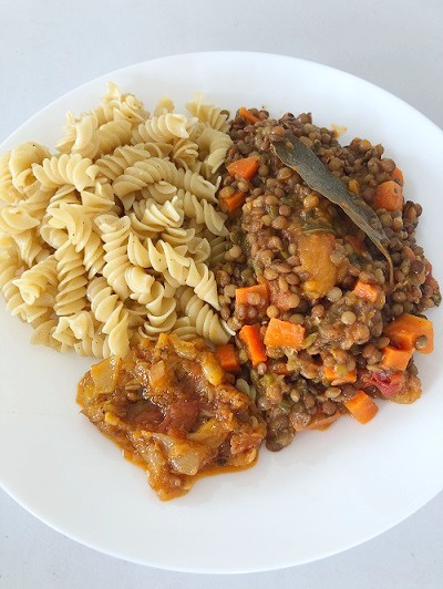 Bolognaise végétarienne aux lentilles